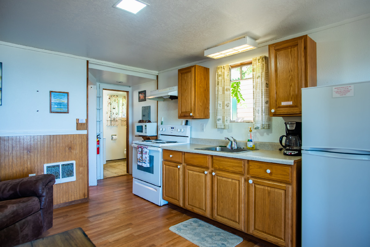 Kitchen - Ocean Front Cabins
